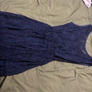 Navy Lace Dress